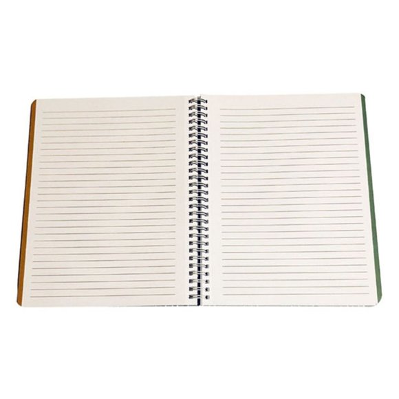 (1 Pk) Molly & Rex Spiral Notebook, Dog & Coffee Pattern, College Rule w/ Folder - Picture 4 of 8